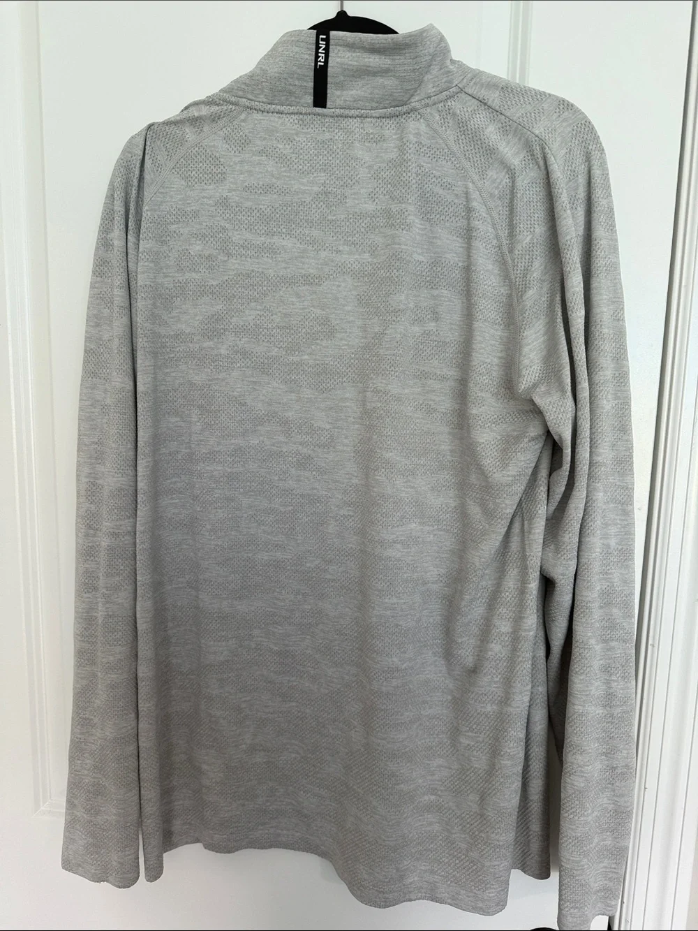 Light Gray Quarter-Zip Men's Sweater